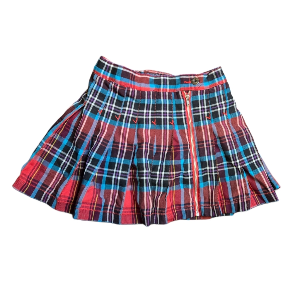 The Children’s Place Plaid Pleated Skort Girls Size‎ 10 Tartan Schoolgirl Style
